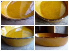 画像9: フランスアンティーク オーバル型のグラタン皿  黄釉 (9)
