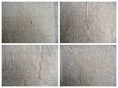 画像6: フランス製 アンティークリネン 手織りのシャンブル トーション ２枚セット B (6)