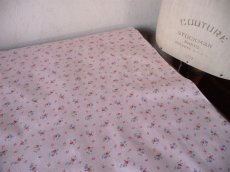 画像8: フランス ヴィンテージ ファブリック プチフルール ベビーピンク  (8)