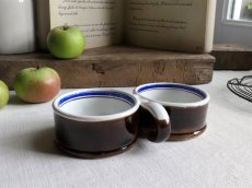画像3: フランス アンティーク 茶釉のオイル＆ヴィネガーホルダー (3)
