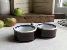 画像4: フランス アンティーク 茶釉のオイル＆ヴィネガーホルダー (4)