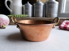画像6: フランス アンティーク 銅製 小さな両手鍋 ココット A (6)
