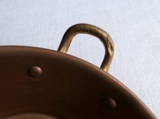 画像11: フランス アンティーク 銅製 小さな両手鍋 ココット B (11)
