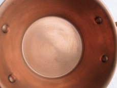 画像9: フランス アンティーク 銅製 小さな両手鍋 ココット B (9)