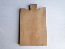 画像5: フランスアンティーク 木製 カッティングボード イカリ肩  (5)