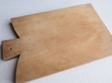 画像11: フランスアンティーク 木製 カッティングボード イカリ肩  (11)