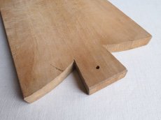 画像7: フランスアンティーク 木製 カッティングボード イカリ肩  (7)