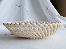 画像11: サルグミンヌ 陶器のパニエ 編み皿  (11)