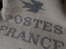 画像2: フランス アンティーク LA POSTE 麻袋 A (2)