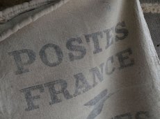画像18: フランス アンティーク LA POSTE 麻袋 B (18)