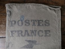 画像4: フランス アンティーク LA POSTE 麻袋 B (4)