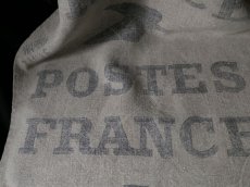 画像1: フランス アンティーク LA POSTE 麻袋 B (1)
