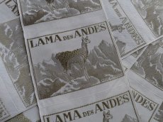 画像5: フランス製 メルスリー ラベル 布タグ '' LAMA DES ANDES ''　(在庫6→5)　 (5)