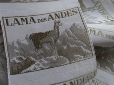 画像13: フランス製 メルスリー ラベル 布タグ '' LAMA DES ANDES ''　(在庫6→5)　 (13)