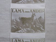 画像6: フランス製 メルスリー ラベル 布タグ '' LAMA DES ANDES ''　(在庫6→5)　 (6)