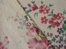 画像5: フランス　ヴィンテージ　ファブリック 大輪の薔薇のブーケ (5)