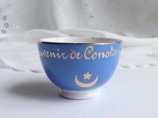 画像2: フランス アンティーク カフェオレボウル SOUVENIR DE CONSTANTA B (2)