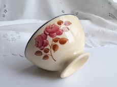 画像1: クレイユ モントロー カフェオレボウル ローズ (1)