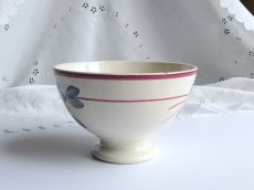 画像3: カフェオレボウル '' FLORENCE '' ボルドーのお花 (3)