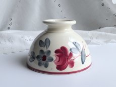 画像14: カフェオレボウル '' FLORENCE '' ボルドーのお花 (14)