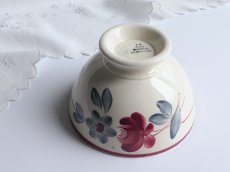 画像15: カフェオレボウル '' FLORENCE '' ボルドーのお花 (15)