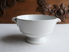 画像19: クレイユ モントロー カフェオレボウル ブイヨンボウル 白釉   (19)