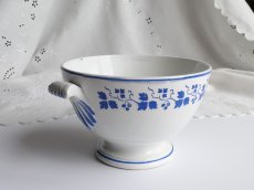 画像5: フランス アンティーク カフェオレボウル ブイヨンボウル  葡萄 (5)