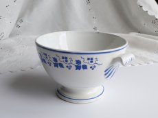 画像14: フランス アンティーク カフェオレボウル ブイヨンボウル  葡萄 (14)