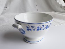 画像15: フランス アンティーク カフェオレボウル ブイヨンボウル  葡萄 (15)
