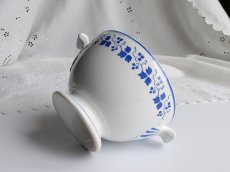 画像6: フランス アンティーク カフェオレボウル ブイヨンボウル  葡萄 (6)