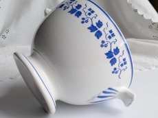 画像16: フランス アンティーク カフェオレボウル ブイヨンボウル  葡萄 (16)