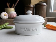 画像3: フランス ヴィンテージ  PRESIDENT バターケース (3)