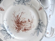 画像1: ショワジールロワ デザートプレート ’’ LOUIS XIII ''  (1)