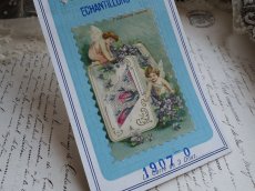 画像6: フランス アンティーク Au Printemps Paris  紙もの ファブリック サンプル シート A (6)
