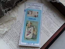 画像4: フランス アンティーク Au Printemps Paris  紙もの ファブリック サンプル シート A (4)