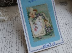 画像6: フランス アンティーク Au Printemps Paris 紙もの ファブリック サンプル シート B (6)
