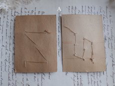 画像5: フランス製  ガラスボタンシート ダイヤ ＆ ラウンド 2枚セット (5)