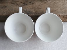 画像4: ディゴワン カップ 赤いしましま 2客セット A (4)