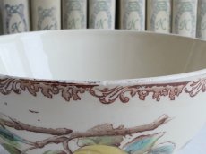 画像13: フランスアンティーク カフェオレボウル カイファ 林檎  (13)