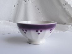 画像2: カフェオレボウル スミレのグラデーション (2)