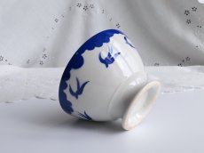 画像16: バドンヴィレー カフェオレボウル つばめ ブルー (16)