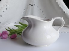 画像2: クレイユ モントロー 白い水差し  (2)