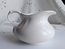 画像5: クレイユ モントロー 白い水差し  (5)