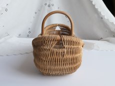画像7: フランス アンティーク ピーナッツ型のパニエ  (7)