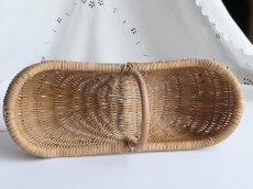 画像10: フランス アンティーク ピーナッツ型のパニエ  (10)
