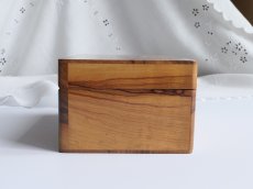 画像11: フランスアンティーク オリーブの木箱 モシュリンヌ つばめ (11)