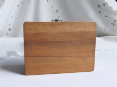 画像9: フランスアンティーク オリーブの木箱 モシュリンヌ つばめ (9)