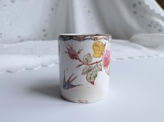 画像6: ジアン デミタス カップ  つばめと青鷺 2客セット A (6)