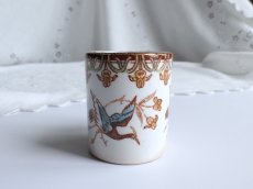 画像15: ジアン デミタス カップ  つばめと青鷺 2客セット A (15)