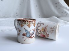 画像22: ジアン デミタス カップ  つばめと青鷺 2客セット B (22)